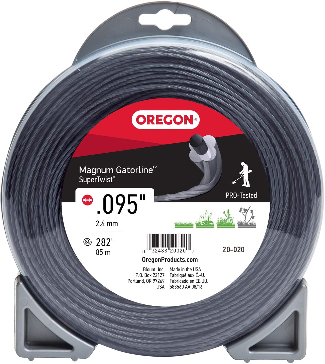 Weedeater Line AANLEOLIFE 1-Pound .095-inch Dual Core String